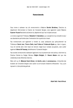 La modernisation des finances publiques au Tchad