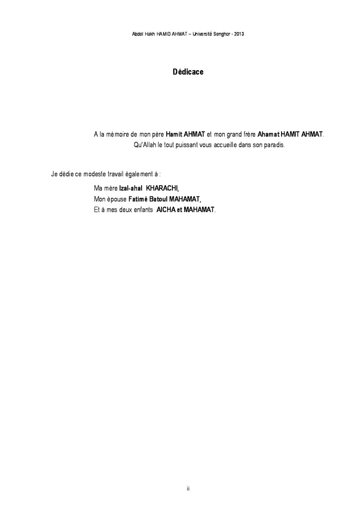 La modernisation des finances publiques au Tchad