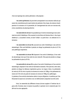 Surmédicalise t-on les grossesses à bas risque en maternité niveau 3