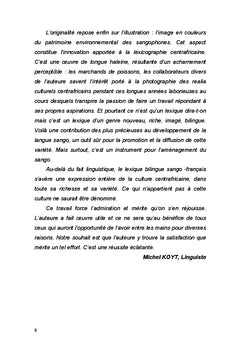 Lexique illustré sängö-français - français-sängö