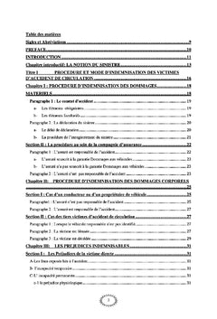 Le Contentieux Juridique dans le règlement des sinistres automobiles.2
