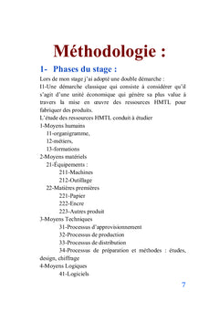 Etude de la chaîne logistique de l'imprimerie