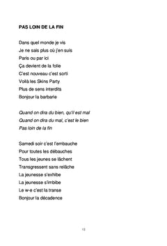 Paroles Choisies