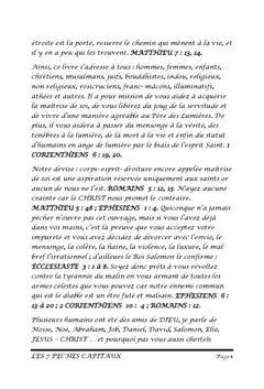 Les 7 PeCHeS capitaux
