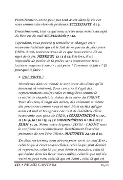 Les 7 PeCHeS capitaux