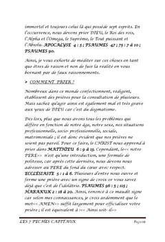 Les 7 PeCHeS capitaux