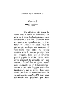 Conquerir le Pays de la Promesse