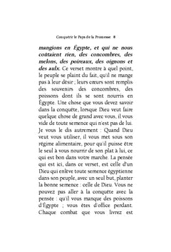 Conquerir le Pays de la Promesse