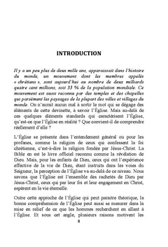 Comprendre l'Église