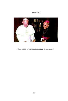 Eglise disciple ou le projet ecclesiologique de Mgr. Romero