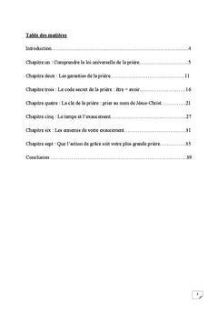 Saisir la cle infaillible de la priere