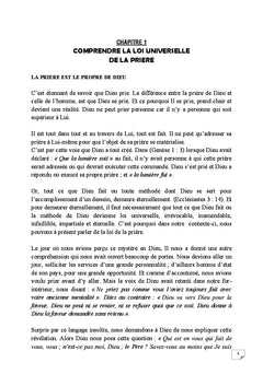 Saisir la cle infaillible de la priere
