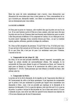 Saisir la cle infaillible de la priere