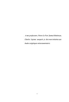 Ministère public de Jésus dans Jean (1-12)