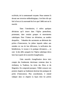 Les prieres de l'intercession et de l'accompagnement spirituel