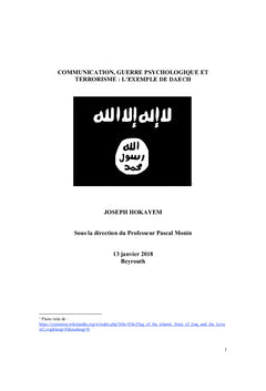 Communication, guerre psychologique et terrorisme
