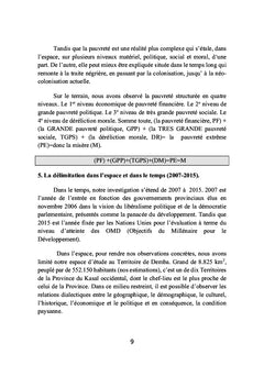 Politiques de developpement rural et paysannerie au Congo Kinshasa