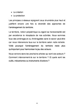 Approche territoriale du développement, des pistes à explorer