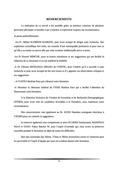 Essai d'explication du retard scolaire au Burkina Faso