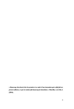 L'implementation de l'innovation