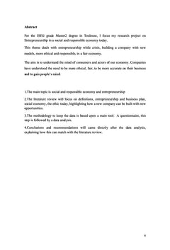 Entreprendre en Période de crise