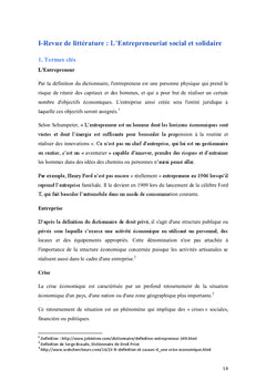 Entreprendre en Période de crise