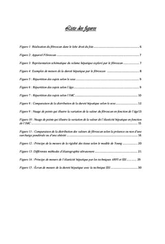 Quelle valeur seuil du Fibroscan hépatique chez le sujet sain ?