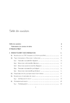 Etude Mathématique de systèmes modélisant des phénomènes mécaniques