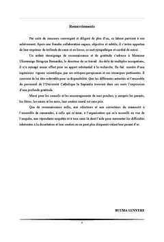 Strategies d'efficacite des initiatives locales de developpement en RDC