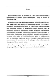 Strategies d'efficacite des initiatives locales de developpement en RDC