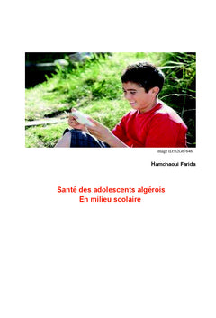 Santé des adolescents algérois en milieu scolaire