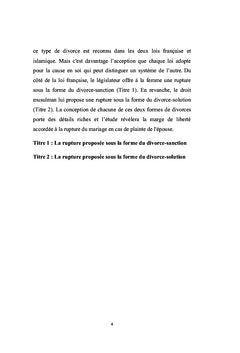 La rupture du mariage par la volonté unilatérale de l'épouse
