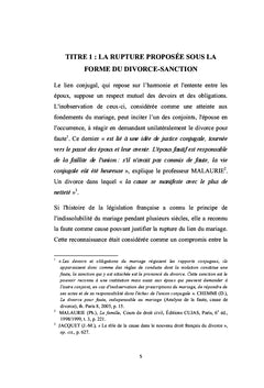 La rupture du mariage par la volonté unilatérale de l'épouse