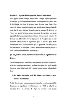 La rupture du mariage par la volonté unilatérale de l'épouse
