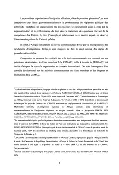 La saisine du juge pour manquement d'Etat en droit communautaire CEMAC