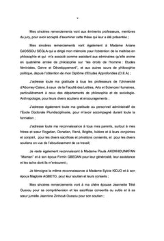 Theorie et pratique des droits de l'Homme