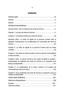 Theorie et pratique des droits de l'Homme