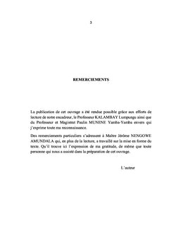 La propriété foncière de l'État face à la réforme foncière en RD Congo