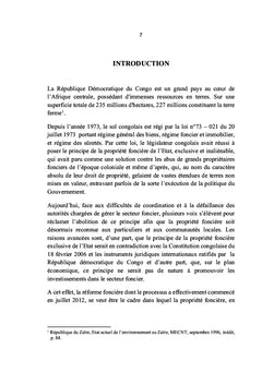 La propriété foncière de l'État face à la réforme foncière en RD Congo