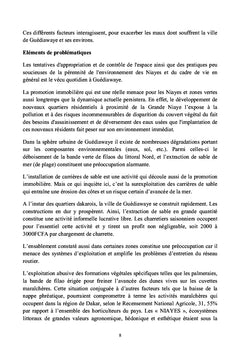 De la Gestion de l'Environnement des Niayes Dakar-Senegal en Question