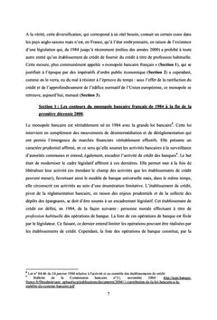 Le monopole bancaire français face au droit de l'Union europeenne