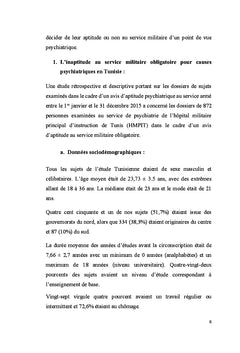 Conséquences des troubles psychiatriques sur l'aptitude au travail