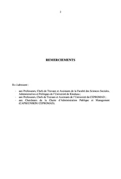 Le management public territorial pour un développement durable