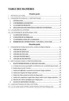 Analyse du travail et sélection psychotechnique