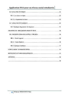 Application web pour un reseau social estudiantin