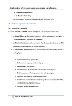 Application web pour un reseau social estudiantin