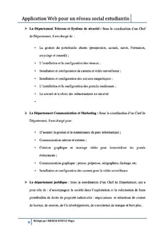 Application web pour un reseau social estudiantin