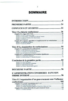 La réforme de l'administration chinoise face aux rites confucéens