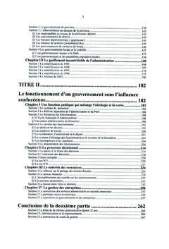La réforme de l'administration chinoise face aux rites confucéens