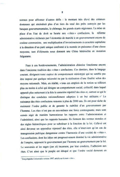 La réforme de l'administration chinoise face aux rites confucéens